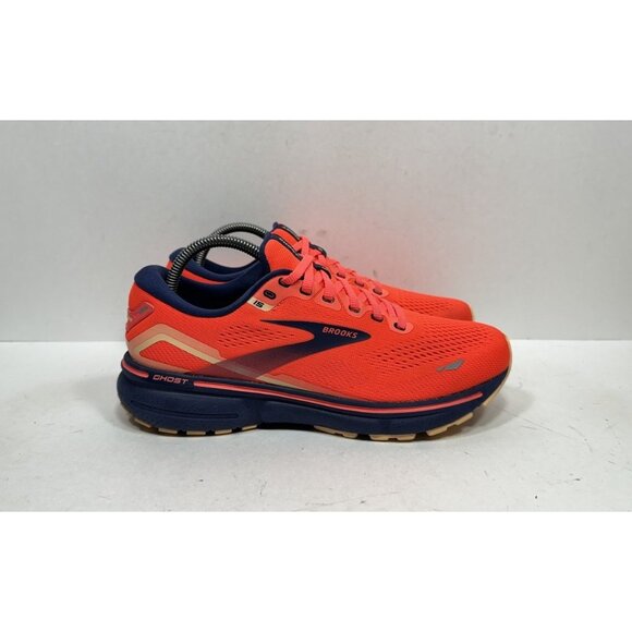 Brooks Ghost 15 Coral Navy Peach Running Shoes Womens Size 9.5 B 1203801B657 - Picture 1 of 8